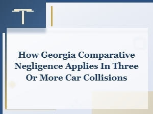 Georgia Comparative Negligence in Multi-Car Pileups